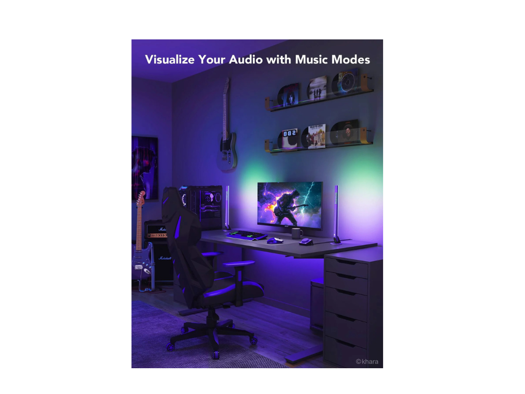 Govee RGBIC Wi-Fi Gaming Light Bars with Smart Controller Govee RGBIC Wi-Fi Gaming Light Bars with Smart Controller
